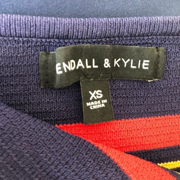 Kendall & Kylie Ribbed Striped Tube Top - XS - Picture 4 of 5